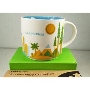 Starbucks California State You are Here Coffee Global City Mug 14Oz Cup Travel